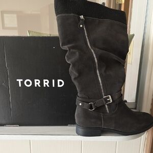 Torrid Black Knee-High Boots